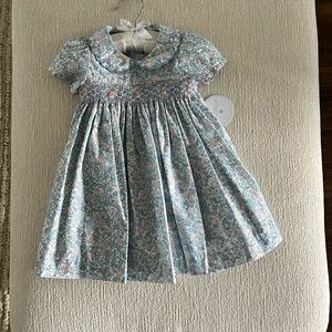 EDGEHILL COLLECTION floral dress with floral embroidery 9M NWT